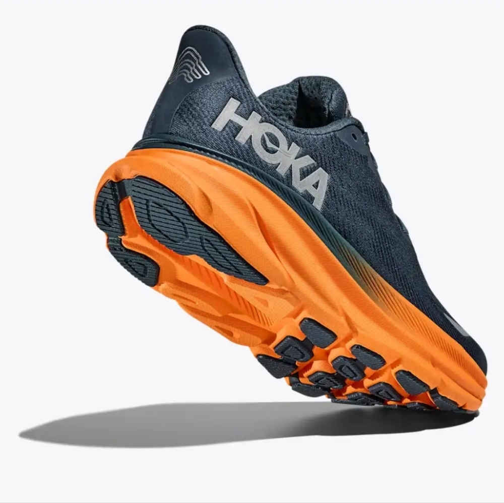 Hoka Men's Navy and Orange Athletic Shoes - Picture 5 of 16